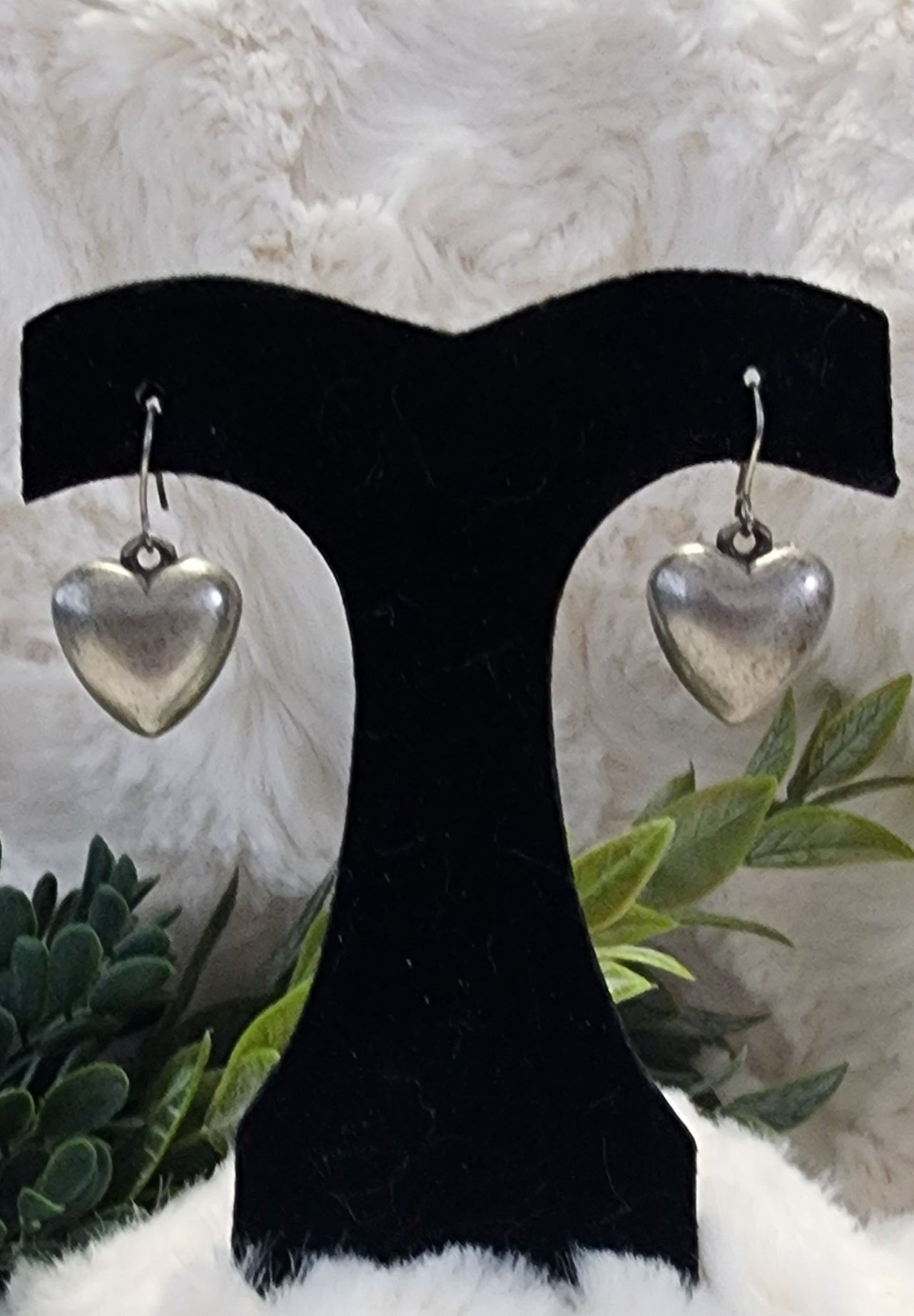 Vintage Heart Shaped Earrings