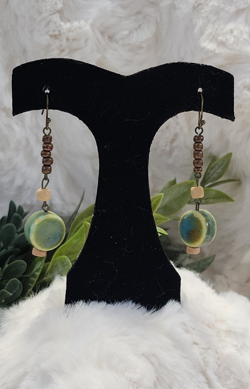 Natural Tones Dangle Earrings