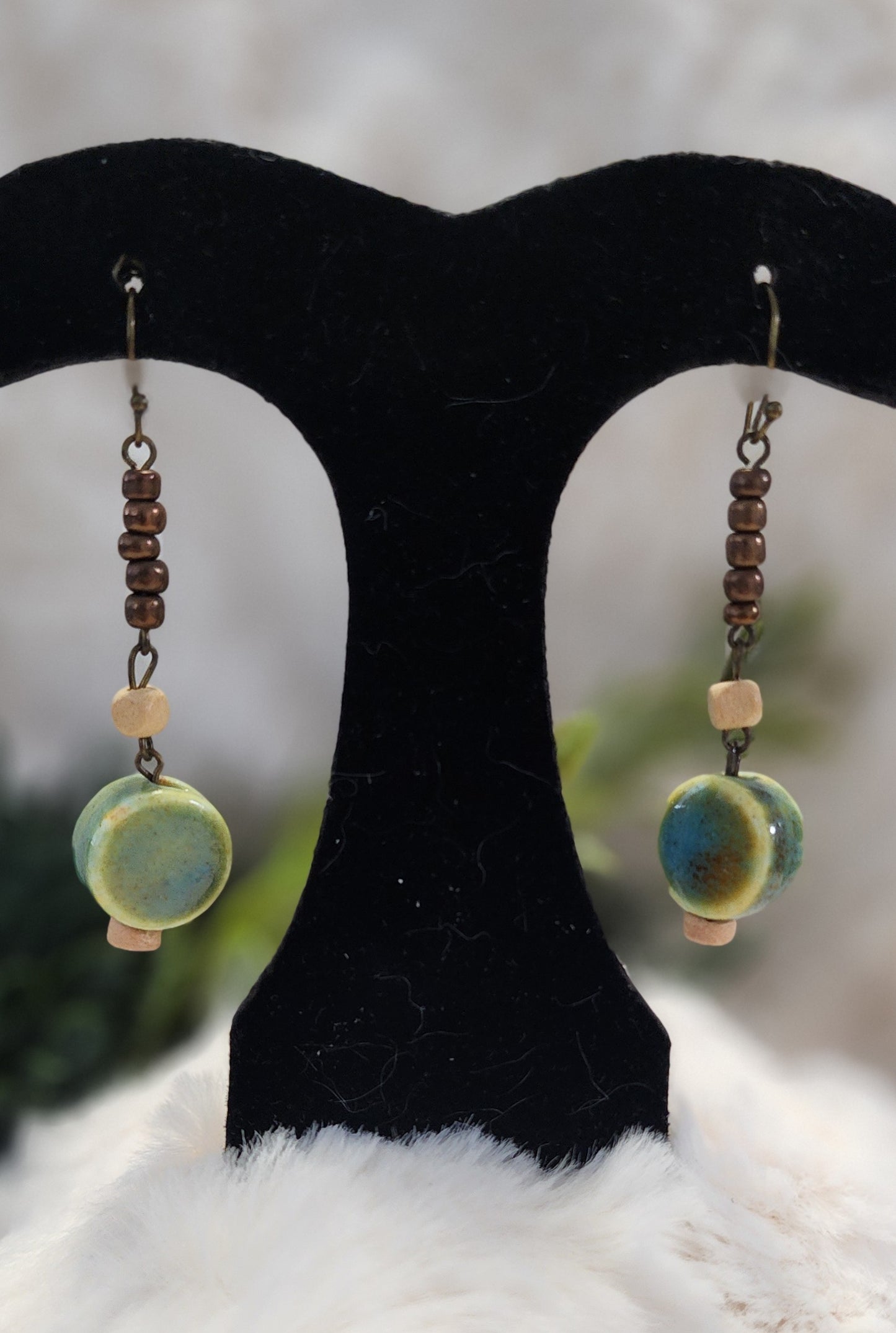 Natural Tones Dangle Earrings